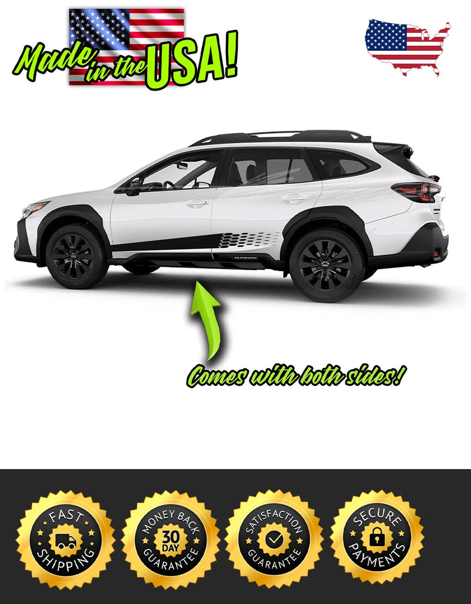 Hex Rocker Door Racing Stripes Decals Fits 2014 2023 Subaru