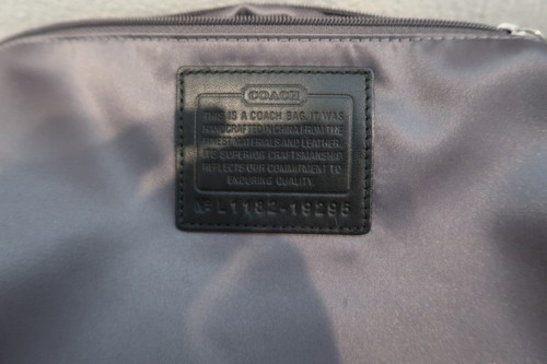 Coach Kristen Black Leather Shoulder/Crossbody Bag-silver Hardware - Picture 4 of 7