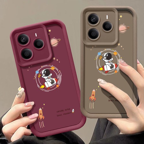 Astronauts For Xiaomi Redmi Note 14 13 12 11 Pro 14T 13T Silicone TPU Case Cover - Picture 4 of 15