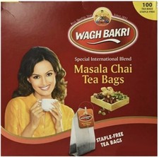 Wagh Bakri Masala Tea Bags 100 0.09 per strip