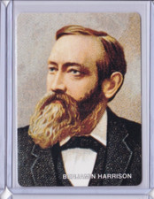 1992 Mother's Cookies United States Presidents #23 BENJAMIN HARRISON ID5