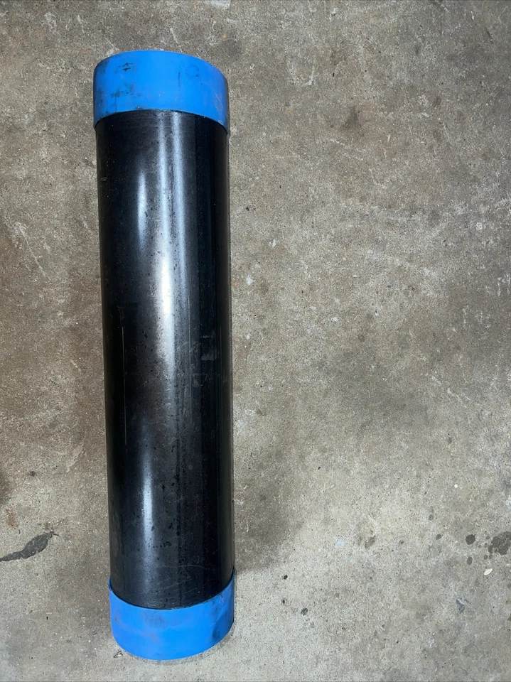 Pezón de tubo negro BECK 0330260605, roscado 4 pulgadas X 20 pulgadas Foto 2 de 4