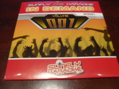 SUNFLY IN DEMAND KARAOKE DISC SFID001 VOLUME 001 CD+G SEALED 15 TRACKS