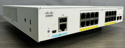 Cisco Business C1000 Series C1000-16FP-2G-L 16 Port PoE Gigabit Ethernet Switch - Picture 2 of 6