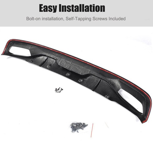 Real Carbon Rear Bumper Diffuser Lip for BMW G30 530i 540i Base Sedan 2017-2020 - Picture 8 of 12