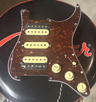 SH GuitarWorks Custom Stratocaster HSH Loaded Pickguard Alnico 5 USA Electronics