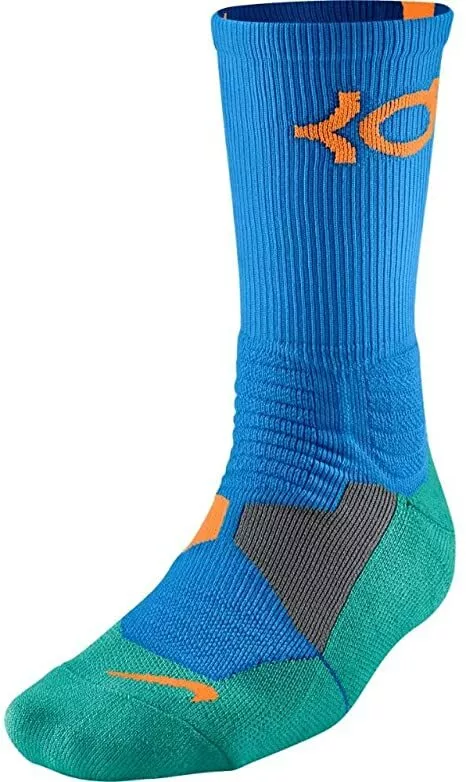 Melancolía Asociación Touhou Nike HYPER ELITE KD Basketball Socks Blue/Orange SX4814-482 MEDIUM (MEN  6-8) | eBay