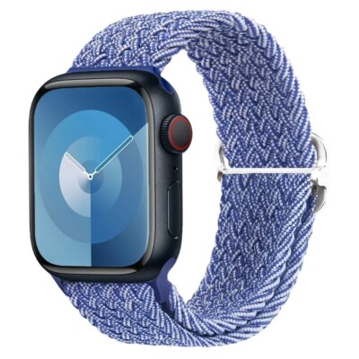Braided Solo Loop Strap Band for Apple Watch 9 8 7 SE 6 10 Ultra Bracelet Nylon