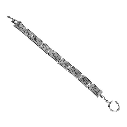 Armband 72 Namen Gottes Kabbala Armreif Schmuck Sterlingsilber 7,8 Zoll/20 cm - Bild 6 von 9