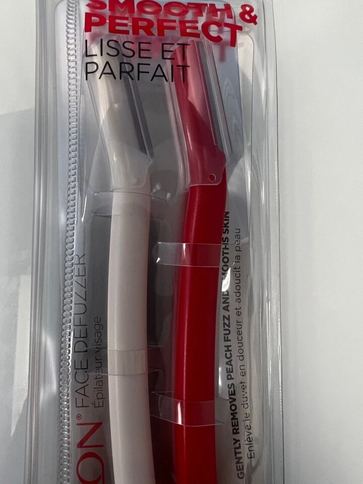 Revlon Smooth Perfect Face DeFuzzer Multipurpose Facial Razor 2 Count