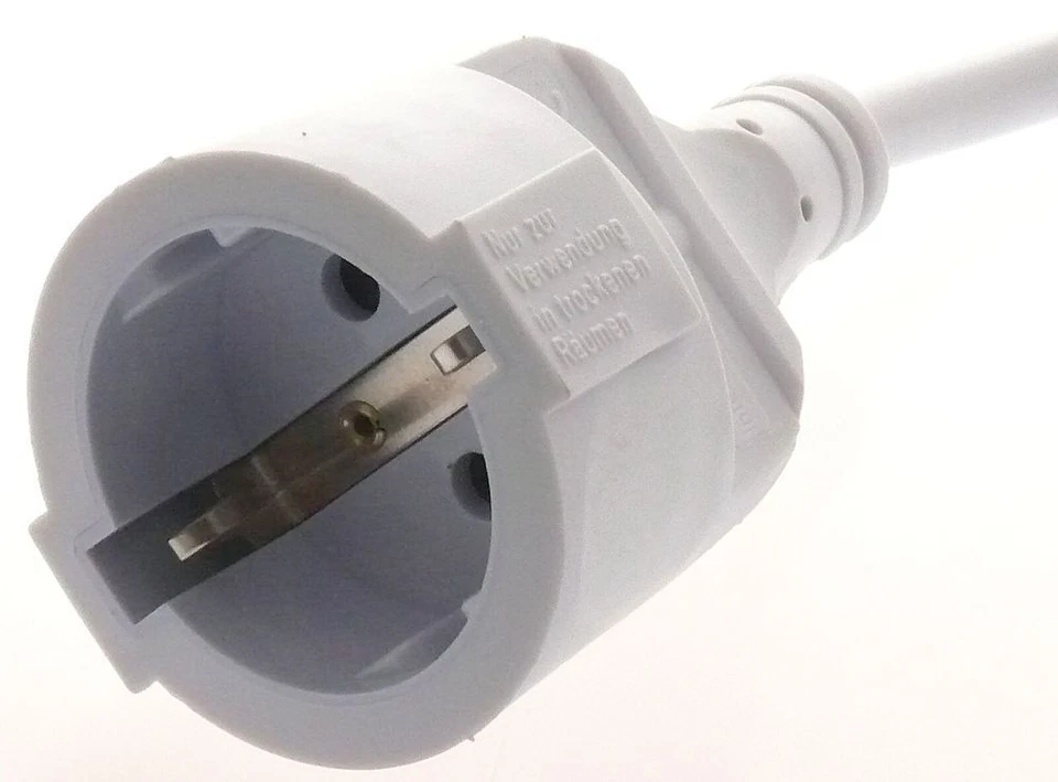 MAXGO Verlängerungskabel Schuko-Verlängerung Stromkabel mit Kindersicherung 1-15m