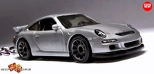 RARE KEYCHAIN SILVER PORSCHE 911 GT3 CUSTOM GREAT GIFT For DESK DISPLAY