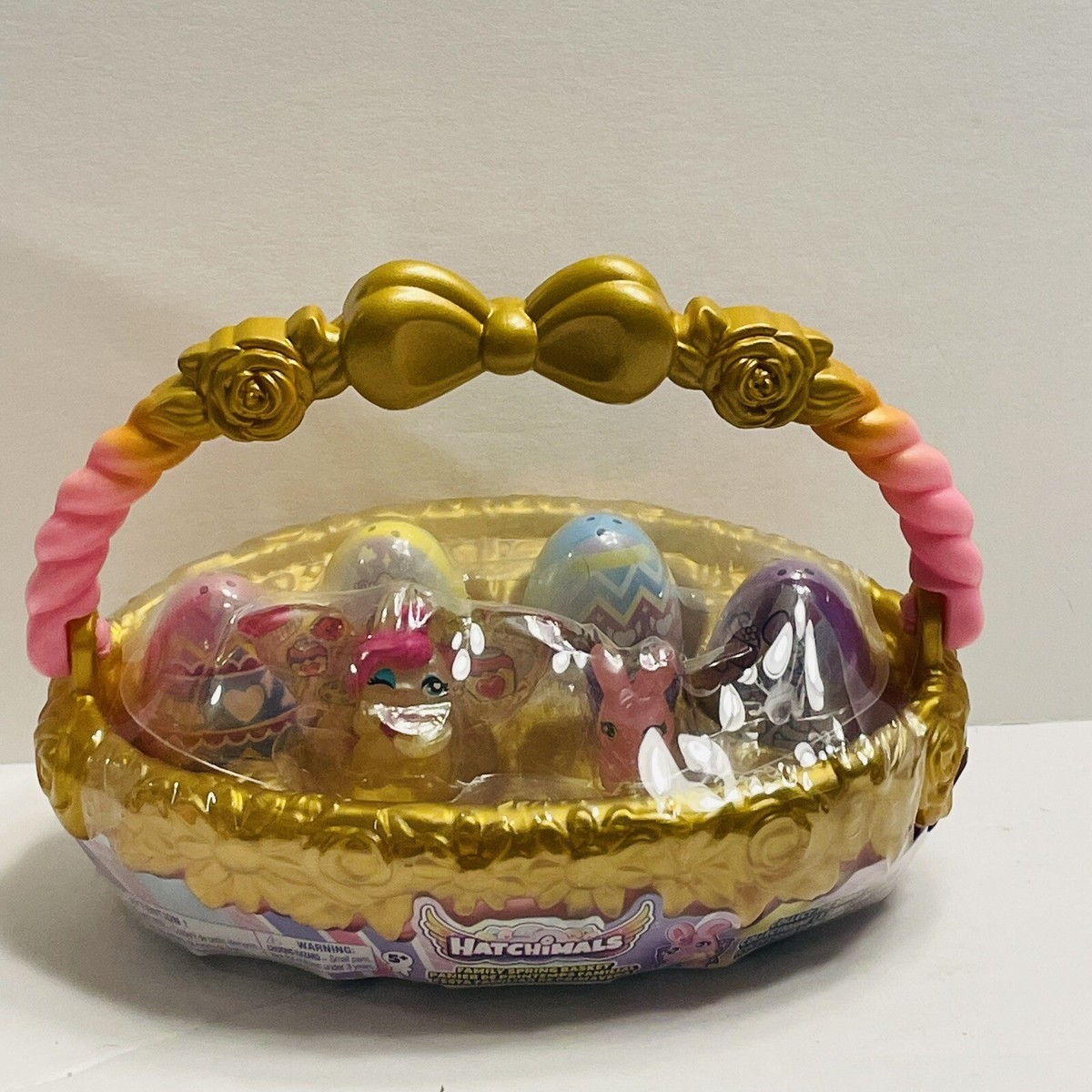 Hatchimals Family Spring Basket Bunny New Sealed Easter