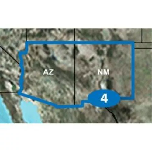 Garmin TOPO U.S. 24K Mountain South maps - Arizona & New Mexico 010-C0951-00 - Picture 1 of 2