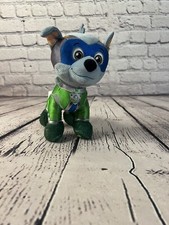 Paw Patrol ROCKY Mighty Pups Super Paws 8" Plush Stuffed Spin Master 2018