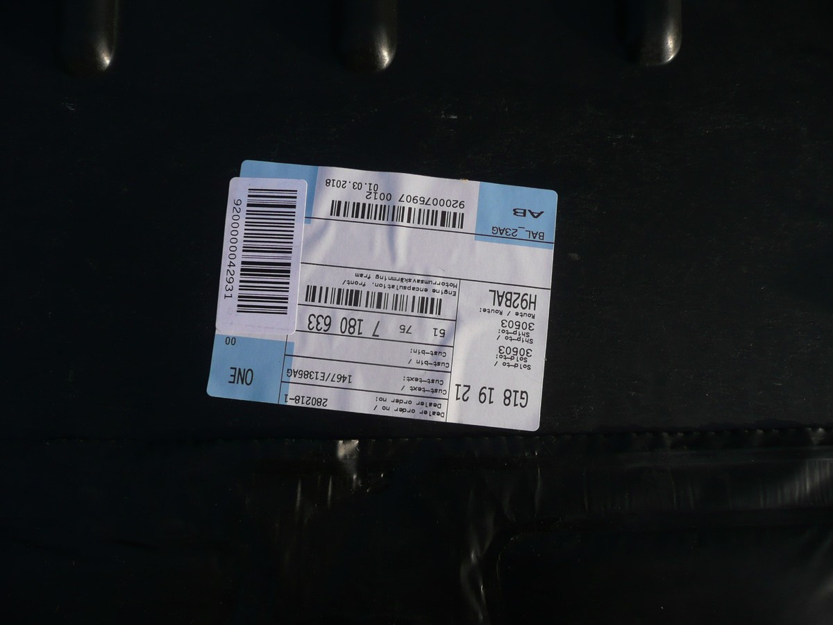 NEW GENUINE BMW E71 X6 ENGINE ENCAPSULATION FRONT 51757180633 | eBay