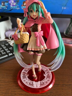 TAITO Hatsune Miku Rotkäppchen Figur Wunderland rosa Version