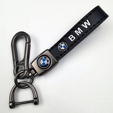 F&uuml;r BMW Schl&uuml;sselanh&auml;nger Auto Leder Lanyards Embleme Anh&auml;nger Keyring Metall