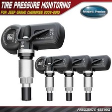 4x 433MHz TPMS Tire Pressure Monitoring Senso...