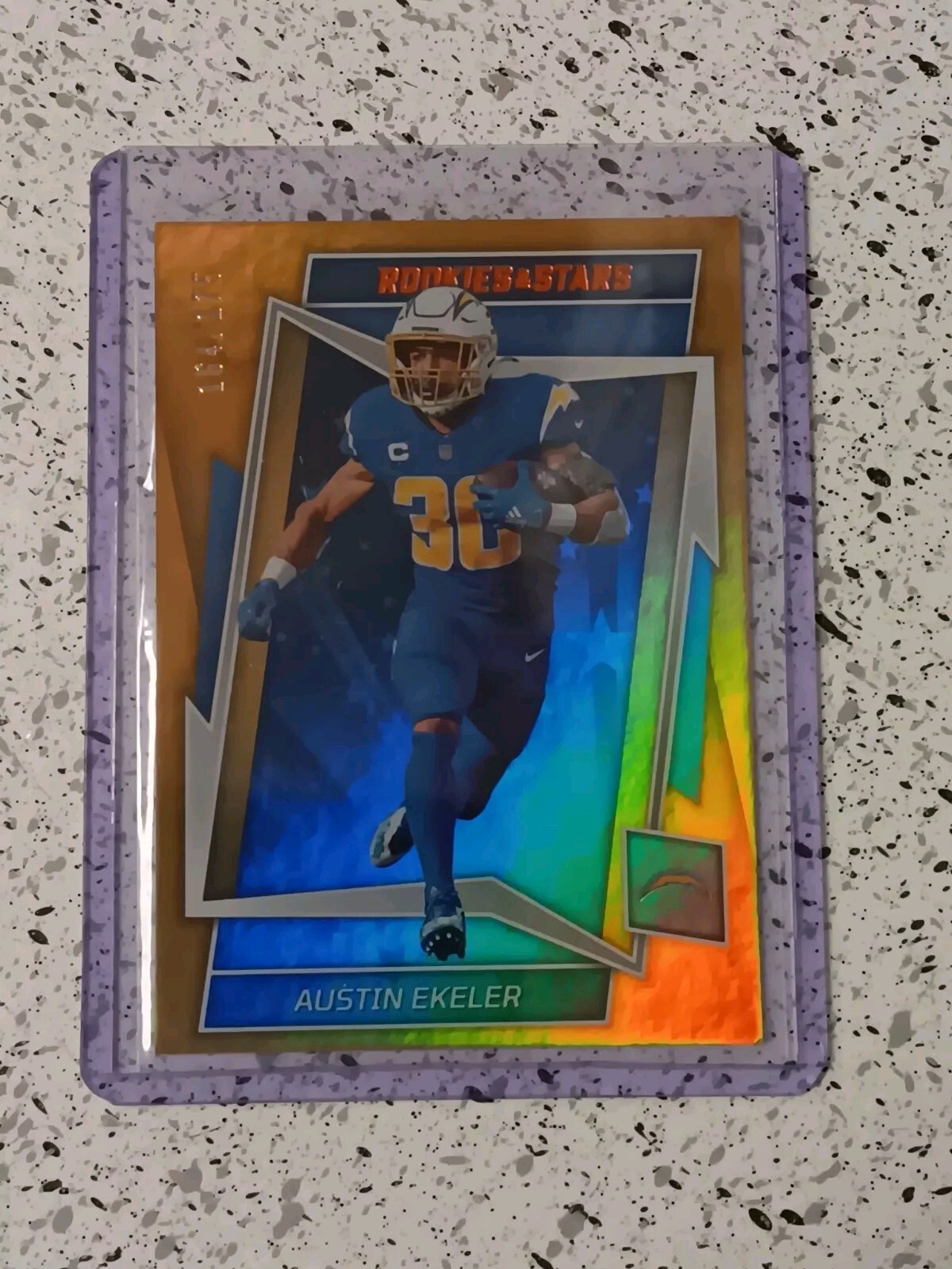 2022 Rookies & Stars Orange /175 Austin Ekeler #51 Chargers