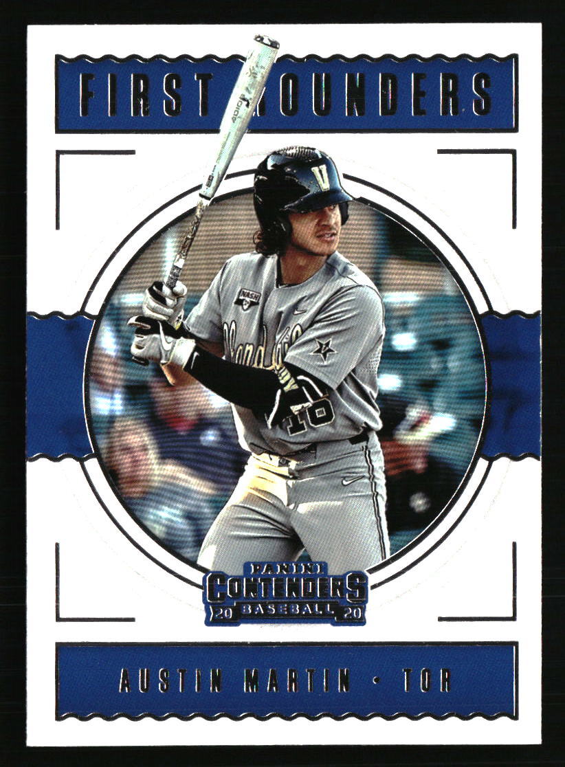 Austin Martin 2020 Panini Contenders First Rounders #FR-5 Baseball Card
