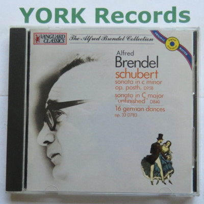 SCHUBERT - Sonata In C Minor / Sonata In C Major ALFRED BRENDEL - Ex CD Vanguard