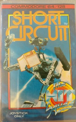 Short Circuit (Ocean 1986) Commodore 64 (Tape, Box, Manual) works 8-bit classic