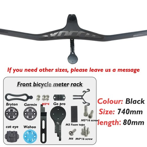 -17 Degree Mountain Bike Carbon Integrated Handlebar with Mount Stand 28.6mm - Picture 34 of 40