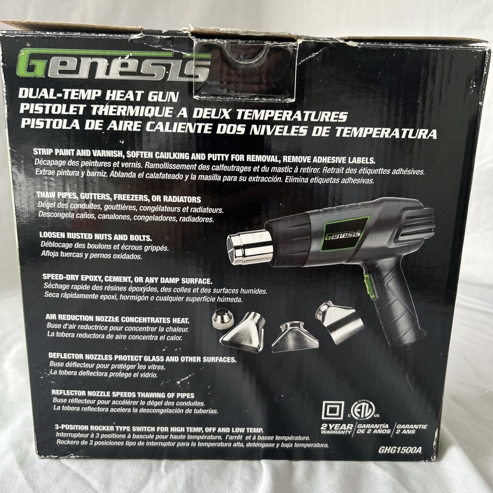 Genesis Dual Temp Heat gun eBay