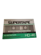 Vintage Realistic RADIO SHACK Supertape HD 46 Cassette Tape,Type 2.NEW & SEALED.