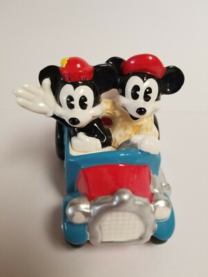 Disney's Mickey and Minnie in Car, Ceramic by Schmid