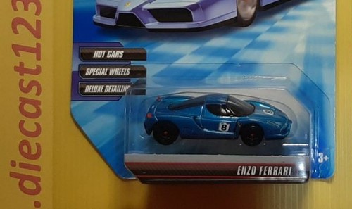 (lot of 2) ENZO FERRARI - Hot Wheels SPEED MACHINES Blue & HW TREASURE HUNTS Red - Picture 4 of 12