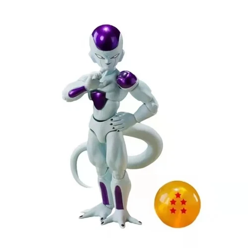 Bandai S.H. Figura de acción Figuarts Dragon Ball Z Freezer cuarta forma SHF totalmente nueva - Imagen 4 de 7