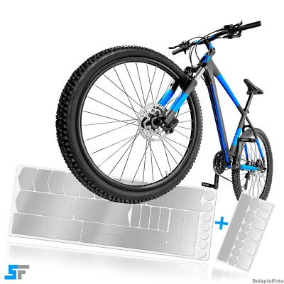 SCHUTZ-FOLIE Fahrrad Schutzfolie Aufkleber Rahmenschutz Mountainbike e-Bike - transparent