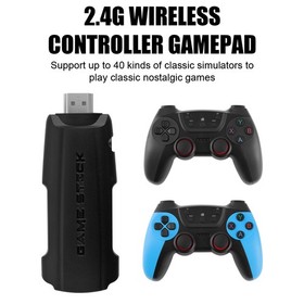 Video Game Console Retro 58000+Games TV Stick 256G 4K  2 Wireless Controller