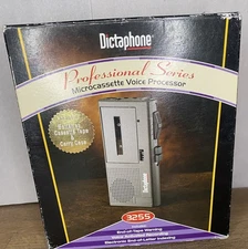 Dictaphone Microcassette Tape Voice Processor Recorder 3255 Working New Open Box
