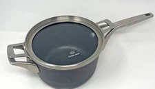 Calphalon Premier Hard Anodized Nonstick 3.5 QT Sauce Pan Space Saver Lid #87035