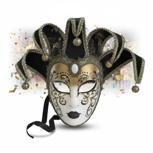 Authentic Venetian Masquerade Mask LaMaschera Del Galeone Italy
