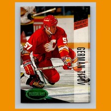 German Titov Rookie #255 1993-94 Parkhurst Emerald Ice Calgary Flames Hockey NHL