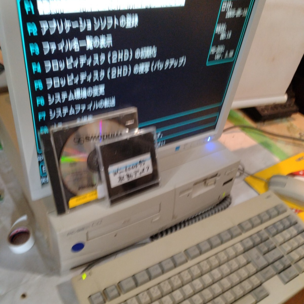 NEC PC-9821Cx2 main unit only. CanBe PC-9821 PC-9801. FD read
