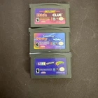 Game Boy Advance GBA Board Game Lot: Risk, Clue, Battleship, Connect Four