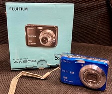 Fujifilm FinePix AX500 Digital Camera 14MP 5x Optical Zoom Blue - Z#4416