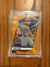 2025 PANINI PRIZM 26 AARON JUDGE ORANGE PULSAR /399