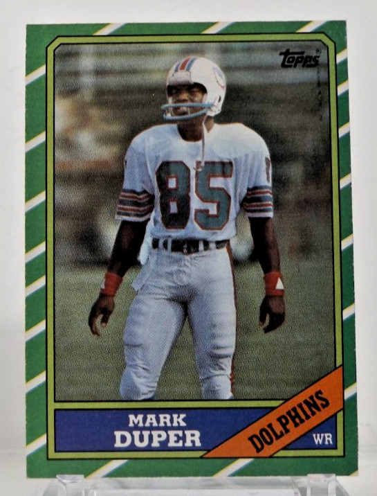 1986 Topps #48 - Mark Duper - Miami Dolphins - Near Mint