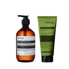 Aesop Geranium Leaf Body Cleanser  Scrub  16.9 oz  6.2 oz