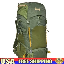 65L Backpack Pack Adjustable Torso Compression Straps Trekking Storage Comfort