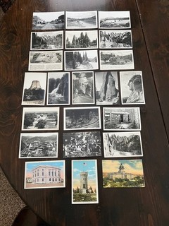 Vintage B&W & Color Postcards from South Dakota 23 Postcards