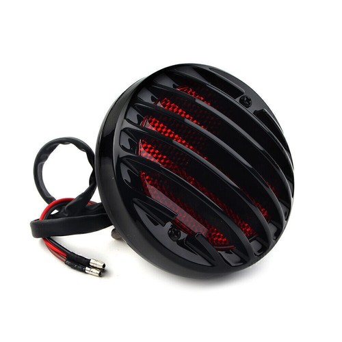 Light Car Black Brake Light License Plate Motorcycle Plastic Red Round - Picture 18 of 18
