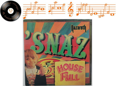 Nazareth 'Snaz Vinyl LP + Inner Sleeve A1 B1 C1 D1 Pressing - EX