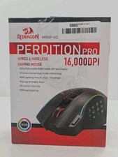 Redragon M901P-KS RGB Wireless Gaming Mouse 16K DPI, 16 Buttons, Rechargeable